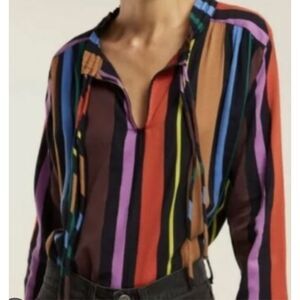 NWOT Ace & Jig Mia Striped Cotton Top | $178 XS